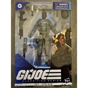 Hasbro G.I. Joe Classified Series Sgt. Stalker Action Figure F4024 New Sealed
